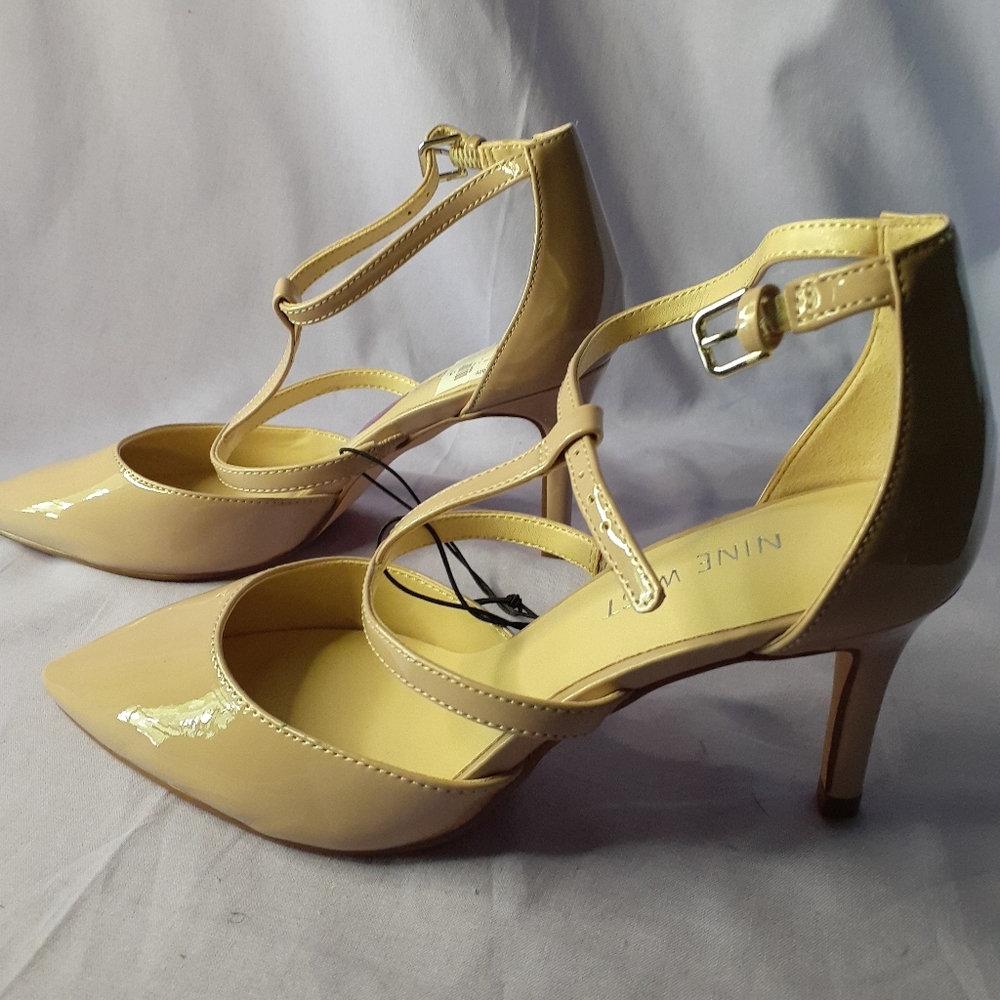 💜 Nine West Designer Heels  w/ankle strap - Picture 6 of 6